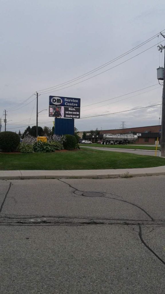 New P10 double faced LED billboard installation in Canada - Showcase - 5