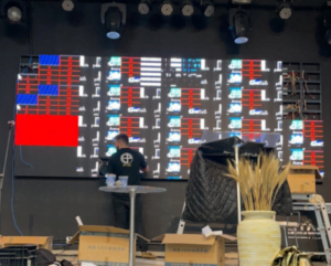 P2.5 indoor LED wall project in São Paulo, Brazil
