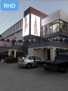 Outdoor P10 project in Europe