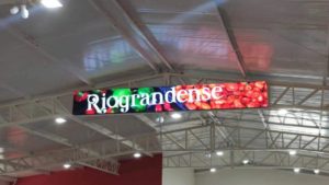 Indoor P3 fixed display in Brazil