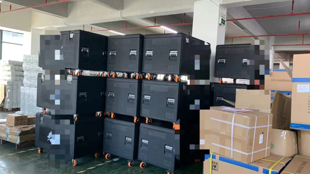 200 cabinets E20C rental display to America. - News - 5