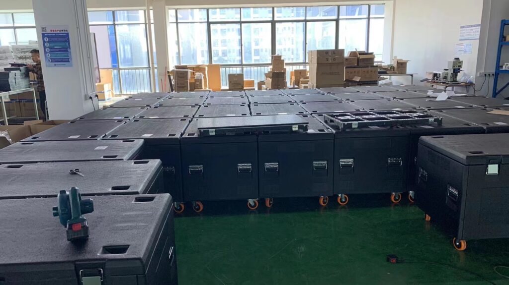 200 cabinets E20C rental display to America. - News - 6