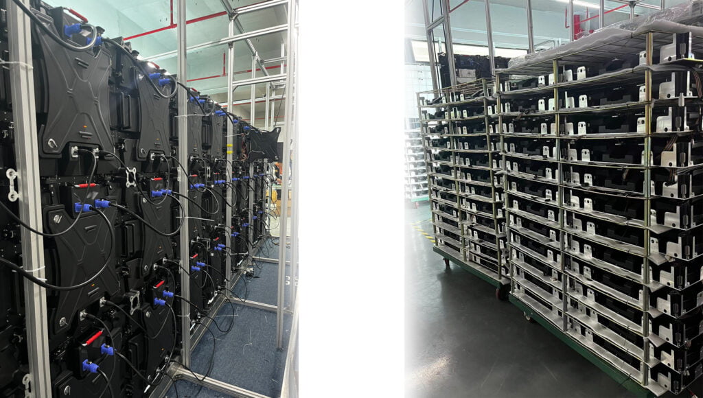 India project- 600pcs Indoor p3 576*576mm rental display  - News - 2