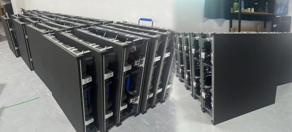 Indoor P3.91 500*500mm curved LED Video display Total 1600pcs - News - 2
