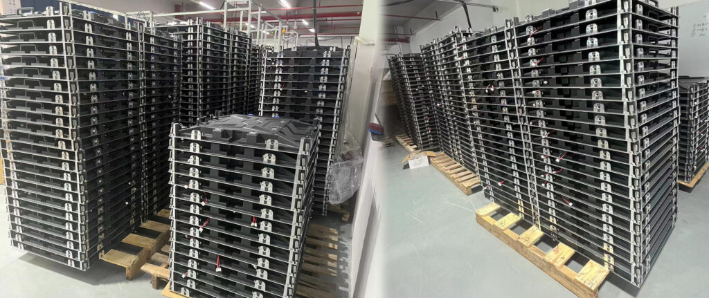 640mm×640mm Indoor P3.076 LED video display Total 300pcs - News - 2