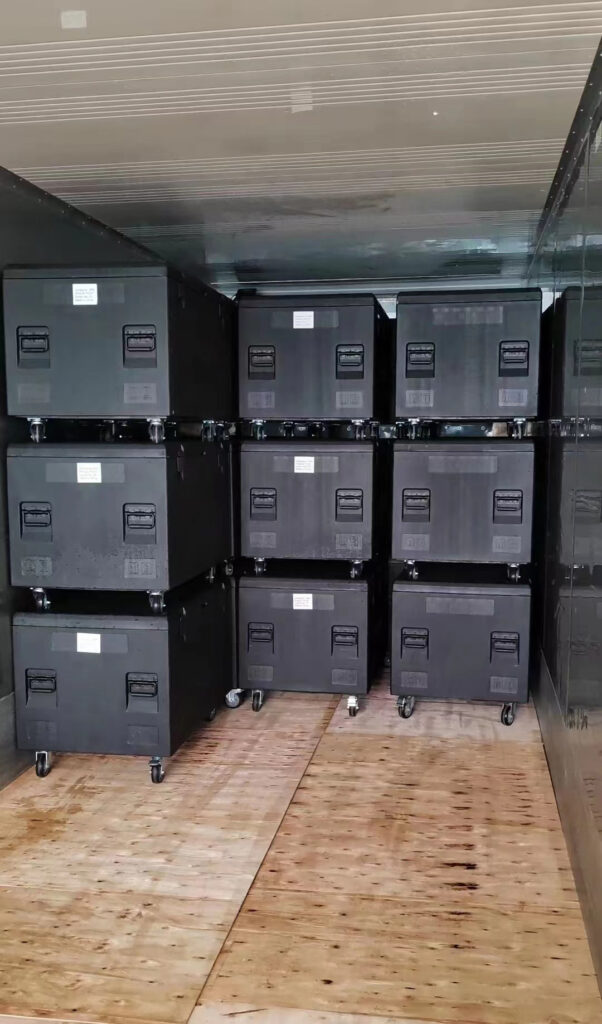 Outdoor P3.91 Full Color LED video display Loading a container - News - 2