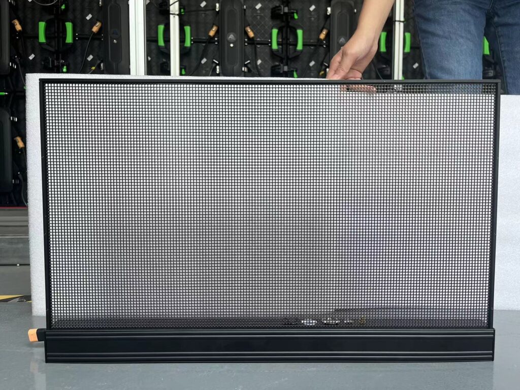 Indoor P3.91 transparent LED display 600*337.5mm size - News - 1