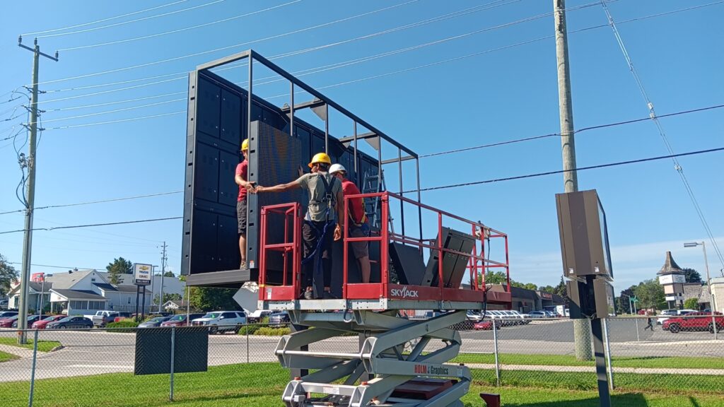 P8 960mm×960mm cabinets installation in Toronto - News - 2