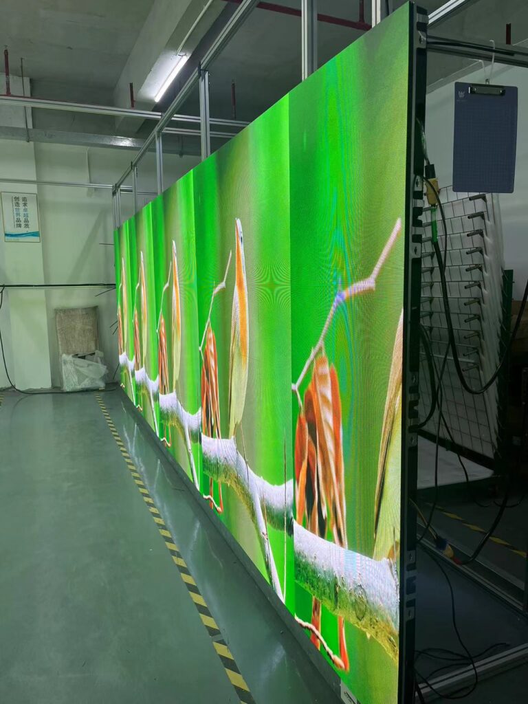 P2 indoor hongsheng 3840hz with gob 640*480mm 150pcs cabinets aging - Company News - 2