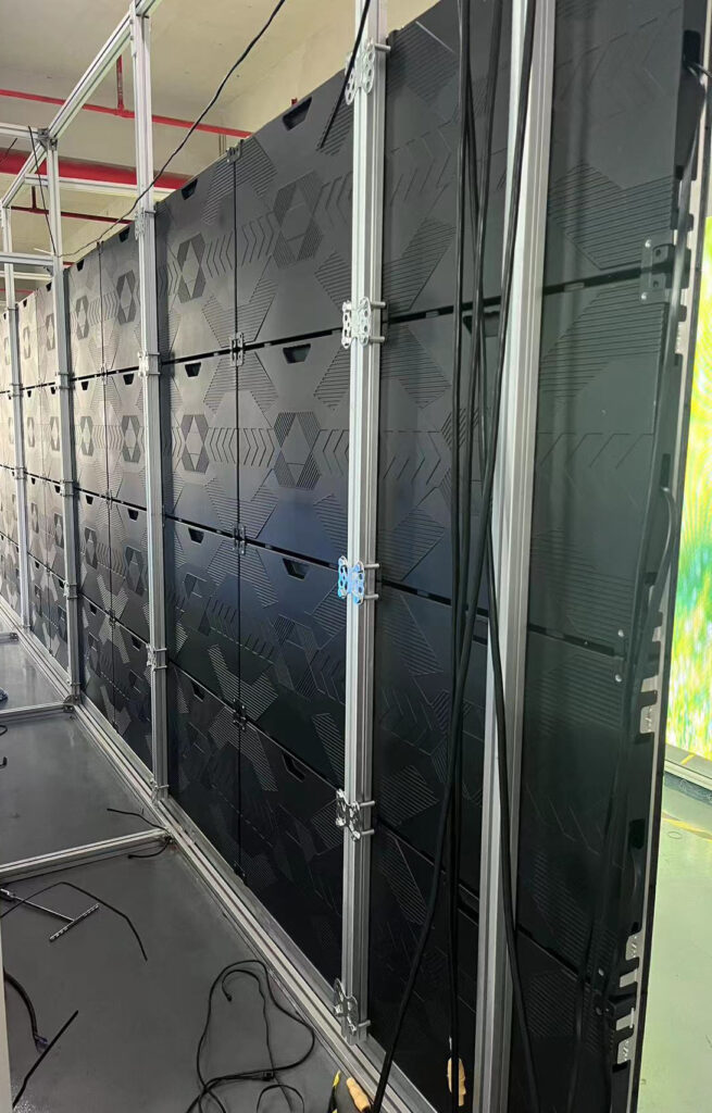 P2 indoor hongsheng 3840hz with gob 640*480mm 150pcs cabinets aging - Company News - 3