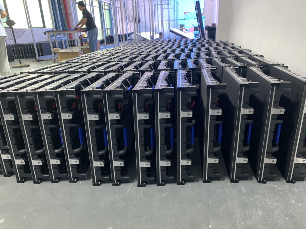 Indoor P3.91 500×500mm curved cabinets - Company News - 2